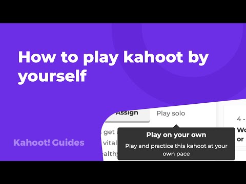 How to Play Kahoot By Yourself
