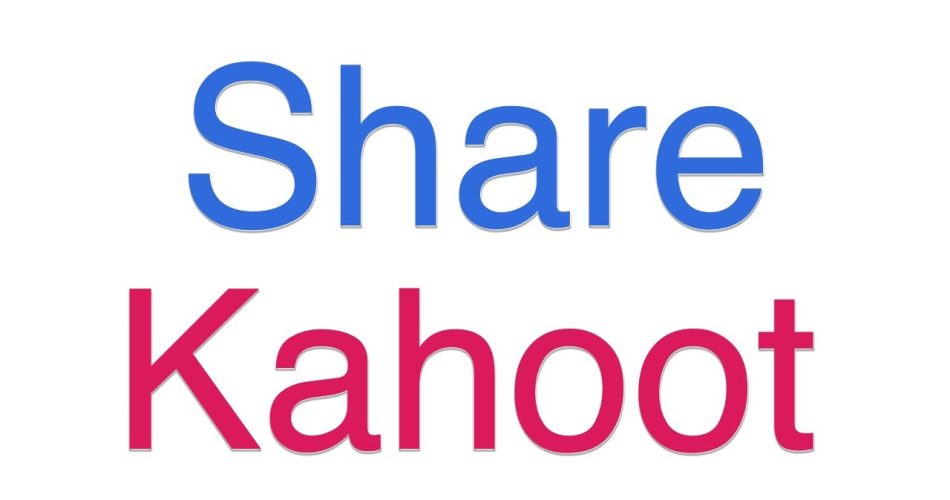 How to Share a Kahoot